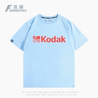 Áo Thun Nam Cotton Hè Với Họa Tiết Thời Tràng Từ Phim Chụp Hình Kodak