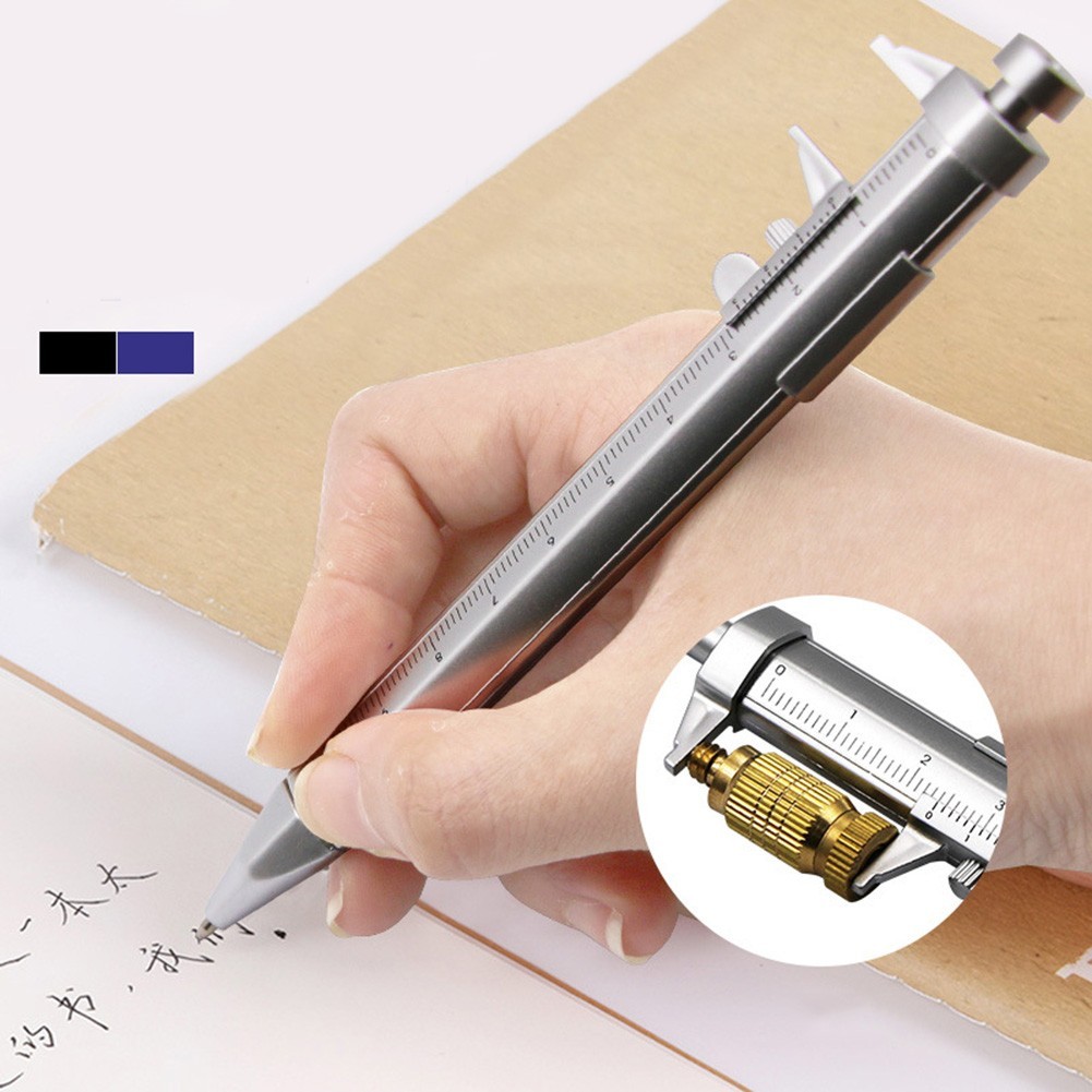 [GIGGLE] Bút mực Gel 0,5mm đa chức năng Vernier Caliper Bút bi lăn Văn phòng phẩm