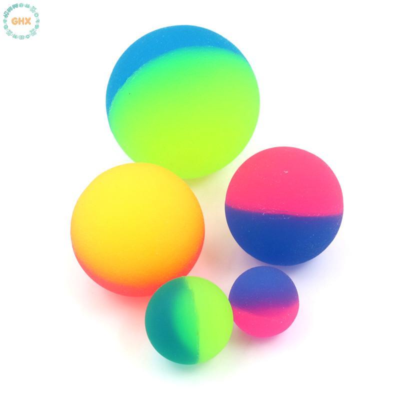 GHX 1 / 10 Chiếc Moonlight High Bounce Ball Co Giãn Juggling Jumping Balls Bouncing Ball Đồ Chơi Ngoài Trời Chơi Vui VN