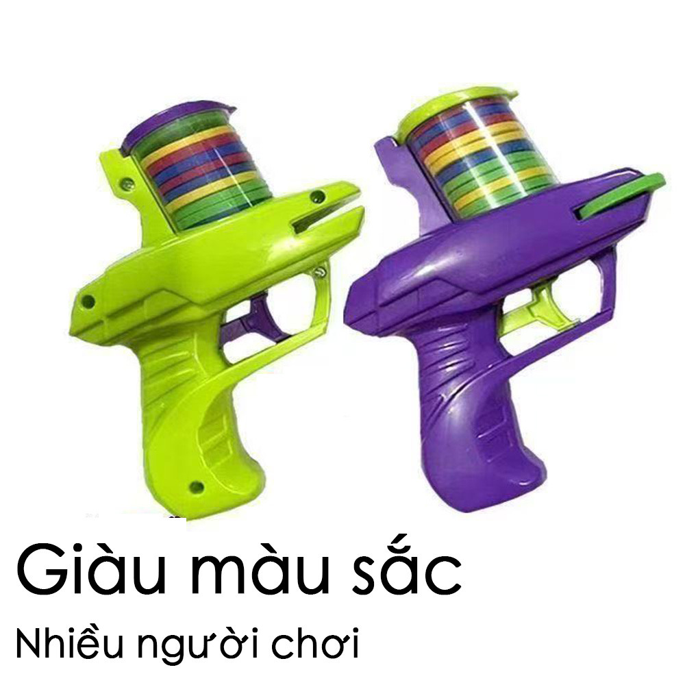 Đồ chơi súng bắn đĩa xốp cho trẻ em chơi ngoài trời và trong nhà, súng bắn đĩa bay.