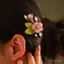 Phong Cách Trung Quốc Kẹp Tóc Cổ Điển Lụa Nhung, Phụ Kiện Trang Phục Hanfu Đẹp Và Đa Năng