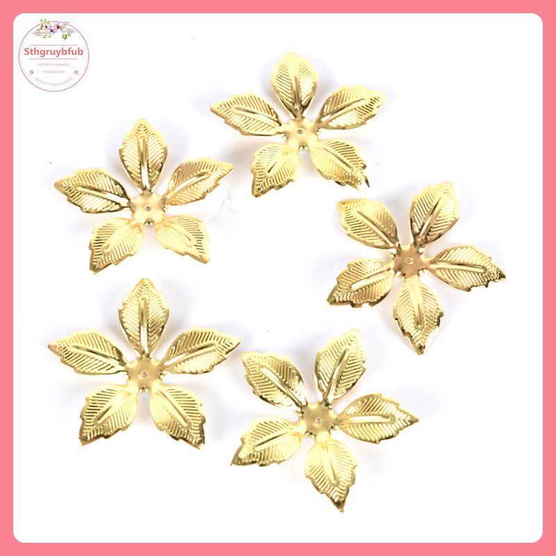 Trang sức filigree vintage kim loại - Bộ 50 cái, phù hợp cho DIY thủ công