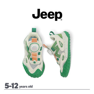JEEP Giày chạy bộ lưới thoáng khí cho bé trai và gái, nhẹ, chống trơn trượt, phù hợp mùa hè