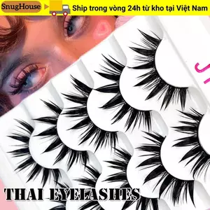 SNUGHOUSE Lông Mi Giả Có Thể Tái Sử Dụng Nối Dài Dây Mềm Handmade Thủ Công Lông Mi Thái