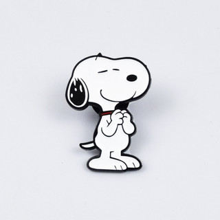 4 Cái / bộ Dễ Thương Snoopy Puppy Trâm Động Vật Kim Loại Huy Hiệu Trẻ Em Túi Trang Trí Pin