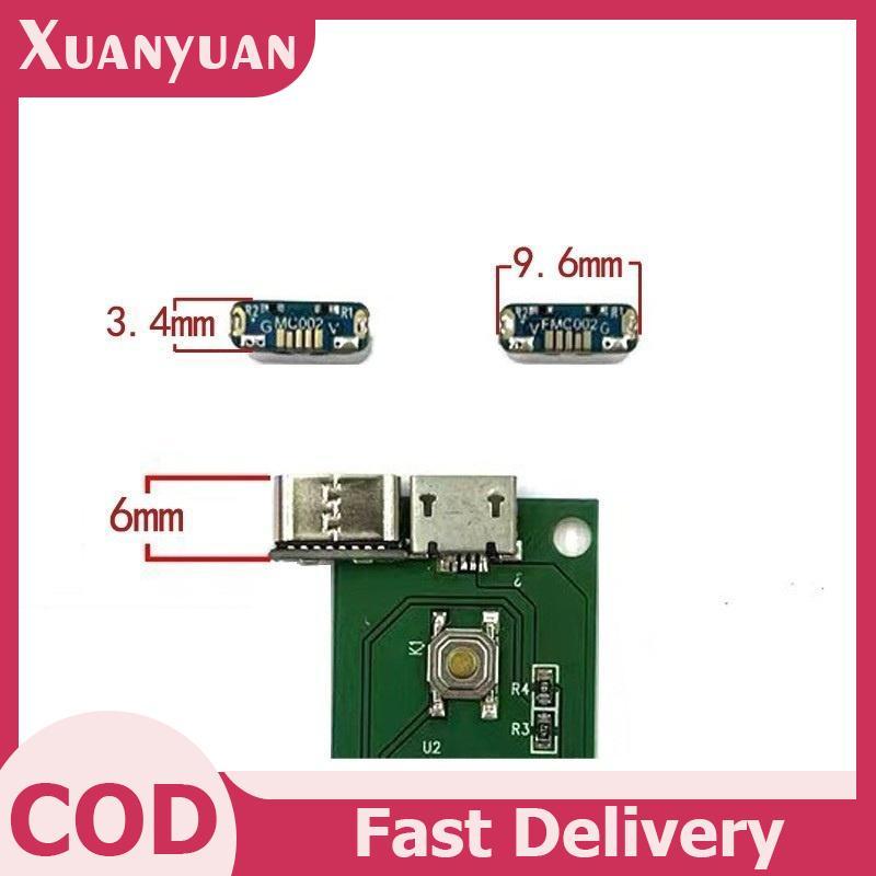 XUAN 2 Cổng Sạc Cho PCB Hàn DIY Sửa Chữa Adapter USB Kết Nối Loại C Nữ Jack 5Pin SMD SMT Type-C Ổ Cắm VN
