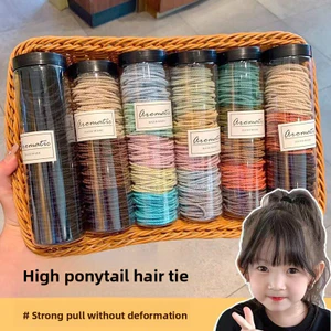 100 Gói Dây Buộc Tóc Nữ Độ Đàn Hồi Cao Dây Cao Su Bền Tóc