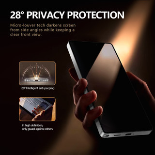 Kính HD chống gián điệp Lereach cho Samsung Galaxy S25 Ultra S24 Ultra S24 S25 FE Bảo vệ màn hình Buồng không bụi Chống riêng tư Phim kính cường lực chống vân tay