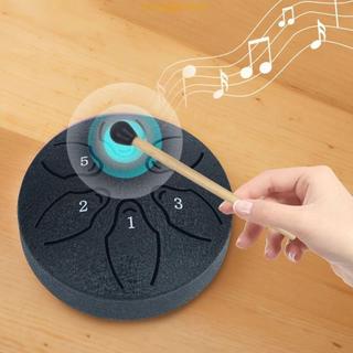 Bộ trống lưỡi thép STWEEKAM, trống chảo cầm tay mini 6 tông nhiều màu, 3 inch, phụ kiện trống rỗng