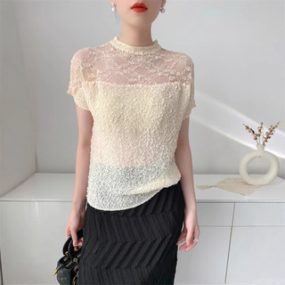 Miyake Áo Top Xếp Ly Cho Nữ, Thiết Kế Thoáng Mát Phù Hợp Mặc Hàng Ngày