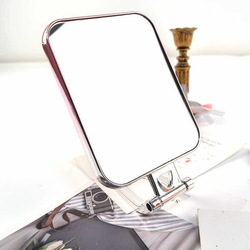 Gương trang điểm hai mặt ký túc xá di động có thể gập lại HD Desktop