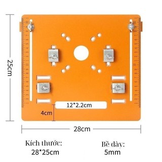 Đế máy cắt, máy cưa 90 và 45 độ - Dụng cụ mộc cho máy cắt gỗ, máy sọi để khoan lỗvuông
