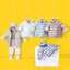 Quần Áo Cotton Trẻ Em Xuân Thu Đông Màu Kẹo 90-130 Size HR6M