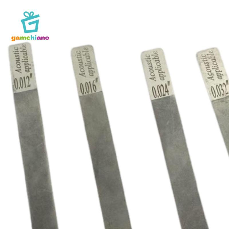 Bộ tập tin khe cắm đai ốc đàn guitar bằng thép không gỉ chất lượng cao cho dây đàn guitar điện Luthier và bảo trì công nghệ