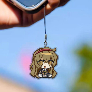 Game Library Of Ruina Roland Angela HOD Michelle Cosplay Keychain Rope Phone Chain Acrylic Key Chain Bag Pendant Acces