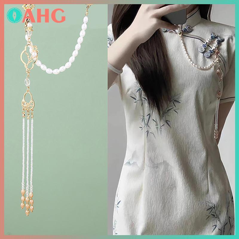 Hanfu Vintage Nữ - Thiết kế Retro Tinh Tế với Sườn Xám Phụ Kiện
