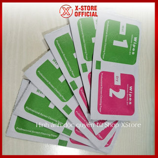 Bộ dụng cụ vệ sinh màn hình điện thoại, bộ giấy lau chuyên dụng hỗ trợ dán kính cường lực, làm sạch hiệu quả BoGiaylau