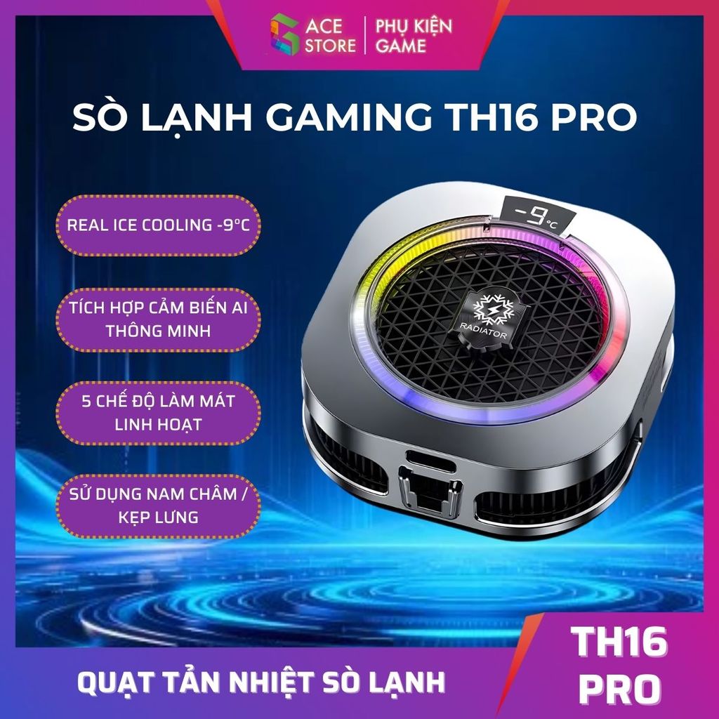 Quạt tản nhiệt điện thoại TH16 Pro