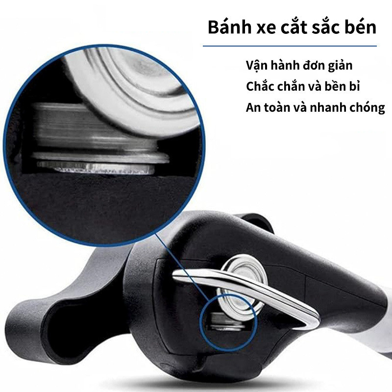 Dụng cụ khui mở hộp đa năng vặn mở lon inox chuyên dụng đồ dùng nhà bếp Dụng cụ khui mở hộp Đồ khui hộp