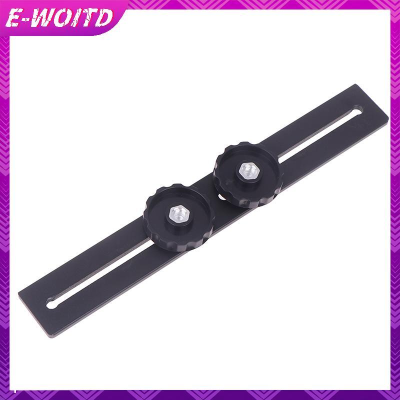 E-WOITD Dual Camera Mount Tripod Braet Camera Flash Braets Thanh mở rộng với vít 1 / 4 "cho máy ảnh Đèn LED đứng Micro E-WOITD