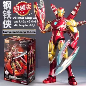 Marvel Heroes Beyond Edition Iron Man Thunder God Hình Lắp Ráp Đồ Chơi Bộ Sưu Tập Dạ Quang Đồ Trang Trí