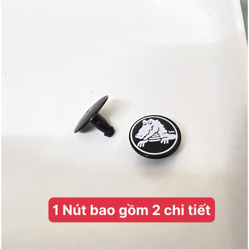 NÚT GẮN QUAI DÉP CLOG- ,PHỤ KIỆN 2 CHI TIẾT