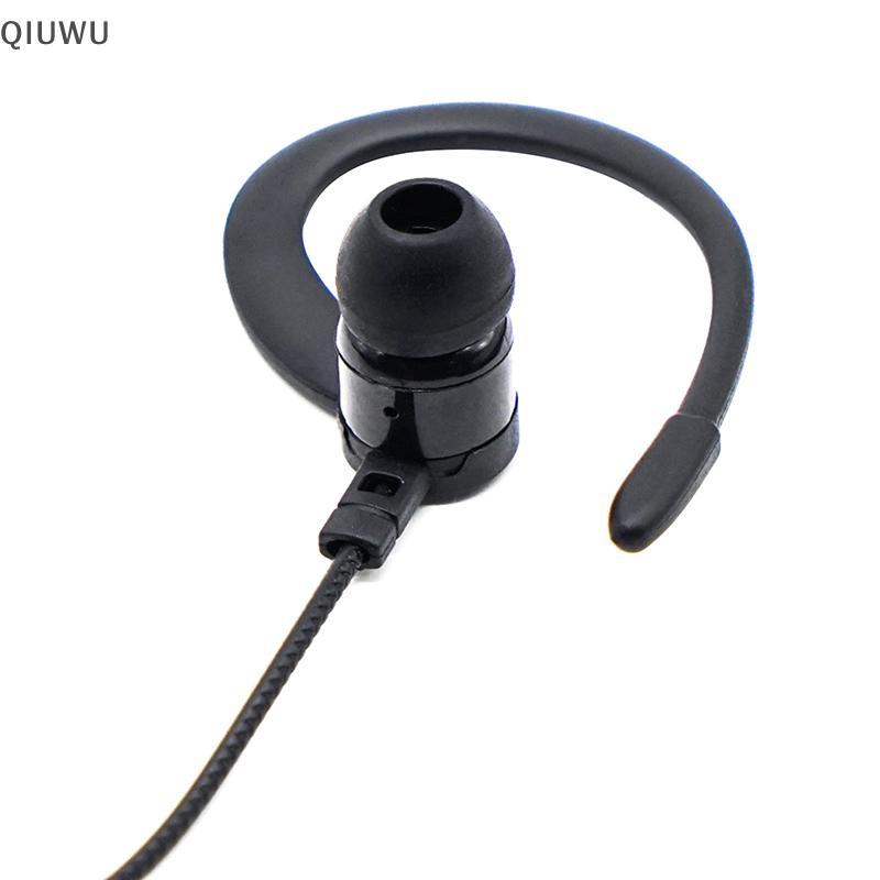 Tai nghe QIUWU EarHook cho BF760 BF996 Walkie Talkie Walkie Talkie Tai nghe Mic K-Plug Tai nghe vô tuyến Ham hai chiều có dây.