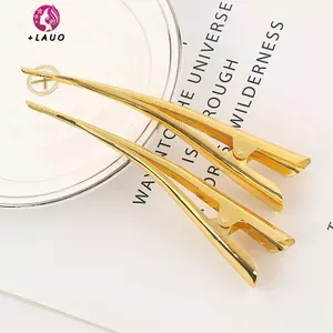Kẹp tóc kim loại dài hình sừng - Springevenstar | Phụ kiện tóc thời trang cho salon và tự làm tại nhà