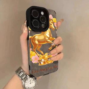 Kim Mã yaofu cho iPhone 1716promax trường hợp iPhone 15 sáng tạo 14 lỗ tốt 12 bao gồm tất cả