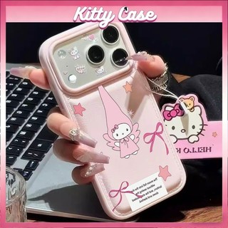 Ốp lưng iPhone 11/12/13/XR/14/15/16/17/7/XR Pro Max Plus cấu trúc khí nang họa tiết hình ảnh mèo hoạt hình quanh viền