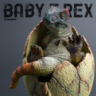 Mô hình đồ chơi ấp trứng khủng long rắn Jurassic T-Rex và Spinosaurus Baby Figurine Set