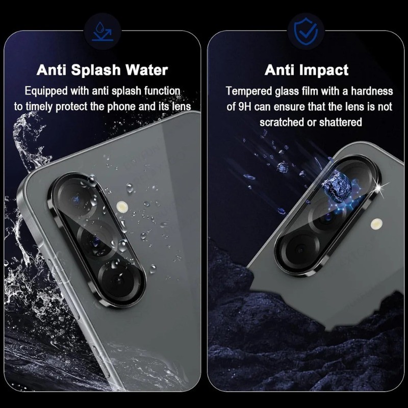 Dành Cho SamsungA07 GalaxyA07 Hợp Kim Nhôm Ống Kính Máy Ảnh Kính Cường Lực Cho Samsung Galaxy A07 4G 5G Full Cover Kim Loại Camera Bảo Vệ Ống Kính Vòng Nắp