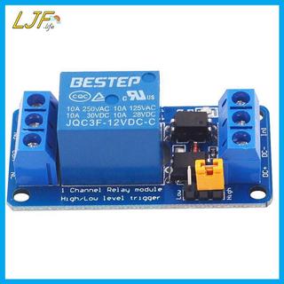LJF 3.3V 5V 12V 24V Mô-đun rơle 1 kênh Bảng rơle kích hoạt mức cao và thấp VN