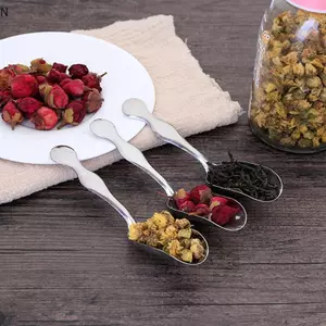 NS Thép Không Gỉ Đo Xẻng Thìa Vintage Lá Rời Muỗng Trà Cà Phê Đậu Muỗng Tay Cầm Dài Muỗng Cà Phê Cho Đường Nhà Bếp NS