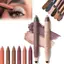 NS Perfect Color Duo-Shadow Liner 2 trong 1 Bút kẻ mắt & Phấn mắt Taleden Shadow Liner Duo Plum Eyeshadow Sti Smolder Sti Set để làm cho đôi mắt sáng của bạn Pop NS
