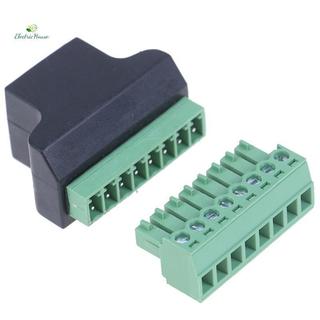 [Nhà điện] Bộ chuyển đổi đầu cuối RJ45 sang vít rj45 đầu nối nữ sang 8 chân cho DVR quan sát 
 Thai