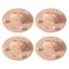 Yoo Pack Of 3 4 Nắp Cốc Silicon Hình Mèo Có Giá Đỡ Túi Và Chức Năng Đế Điện Thoại Cho Đồ Uống Nóng