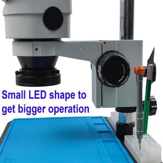 Đèn LED hiển vi COCODECOVED, Đèn hiển vi chiếu sáng dưới cùng chạy bằng USB, Đèn lấp đầy có thể điều chỉnh Đèn LED hiển vi LED trắng sáng Vòng kính hiển vi Công việc kính hiển vi