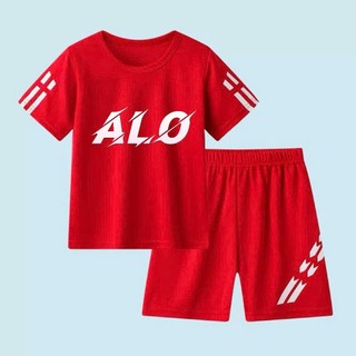 Bộ quần áo bé trai 18-52kg mẫu chữ ALO thiết kế đẹp, chất liệu điều hòa thông hơi. H54