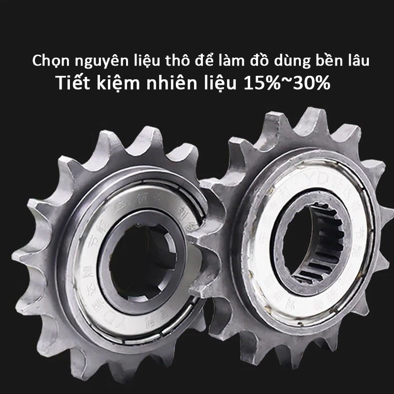 【COD】Bánh xe tiết kiệm nhiên liệu xe máy 15T chất lượng cao cho bộ truyền động xích, vận hành êm ái và tiết kiệm.