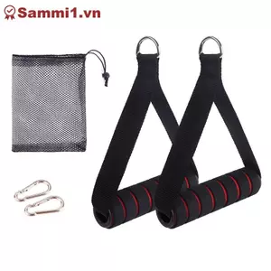Tay cầm tập thể dục vòng chữ D hạng nặng ZK có móc để tập Yoga - 60-100 lbs VN