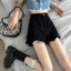 Quần short denim đen nữ, phiên bản Hàn Quốc cao cấp rách, phù hợp mùa hè