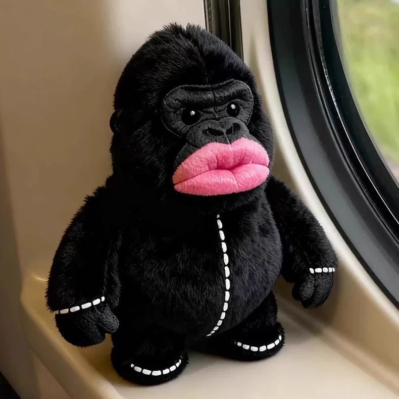 Bán chạy Đôi môi dày Gorilla Trừu tượng Xấu xí Mặt dây chuyền dễ thương Búp bê sang trọng Túi có giá trị cao Mặt dây chuyền Quà tặng