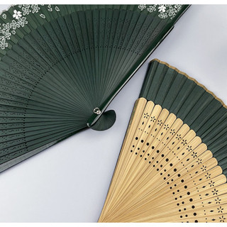 Quạt gấp cổ điển phong cách Trung Quốc / quạt di động mùa hè dành cho nữ, quạt gấp múa Hanfu qipao 507 ❈ 🇾