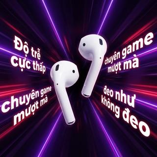 Tai Nghe Bluetooth P4 Tws 5.3 Chống Nước Và Chống Ồn, Âm Thanh Sống Động Đặc Biệt Cho Game Thủ