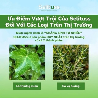 Siro ho Selituss hỗ trợ giảm ho, long đờm, giảm đau rát họng, giảm khò khè, giúp đường hô hấp khỏe mạnh