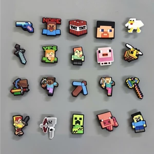 Set Charm Minecraft dễ thương có nút gắn