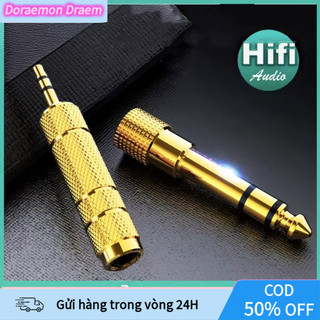 【COD】Jack chuyển đổi 3,5mm sang 6,5mm với chất liệu cao cấp, tiếp xúc tốt, mang lại chất âm trung thực và sống động.