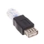 Bộ chuyển USB 2.0 A sang RJ45 có dây Đầu chuyển đổi USB sang RJ45，Thay thế WiFi khi mạng không ổn định，Plug and Play