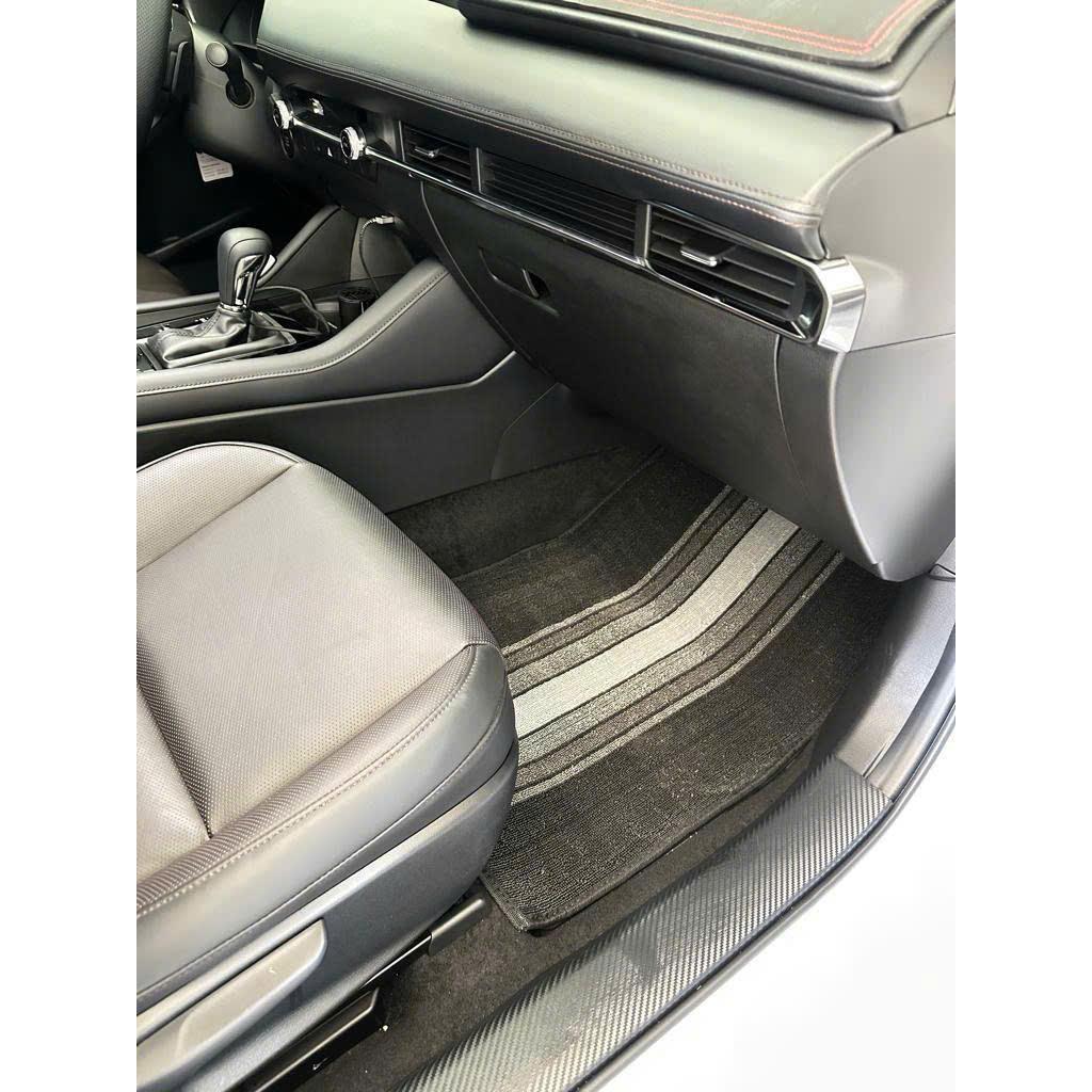 KÈM CỐP - Bộ thảm cước xe 4-5 chỗ kèm cốp form nguyên zin cắt sẵn và may bo viền sẵn chống nước, chống trơn trượt